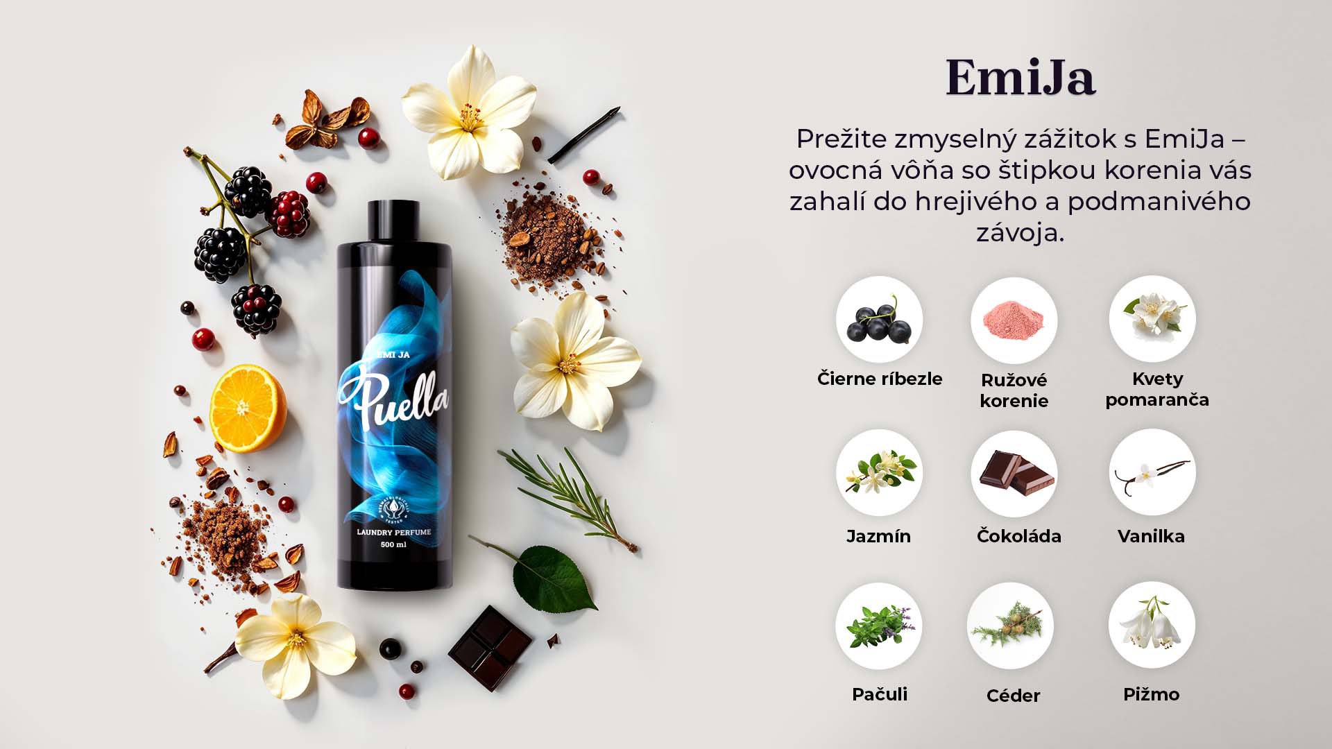 Parfum na pranie Puella - Emija